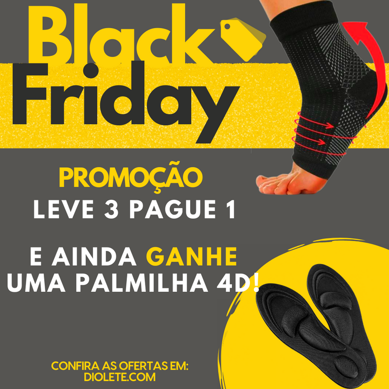 BlackFriday -  Passo leve + Palmilha 4D